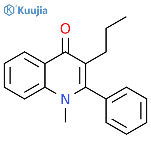 4(1H)-Quinolinone, 1-methyl-2-phenyl-3-propyl- structure