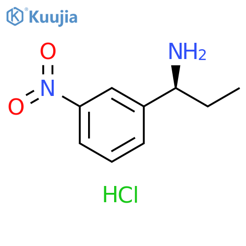 (1S)-1-(3-nitrophenyl)propan-1-amine hydrochloride structure