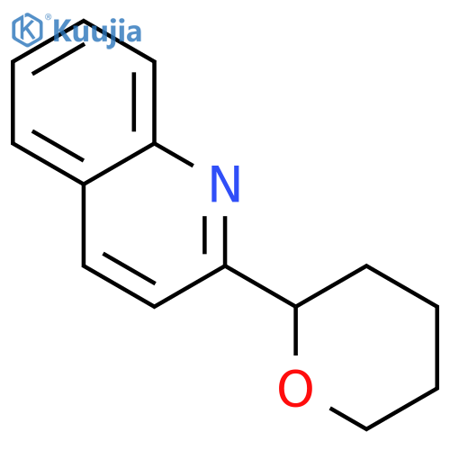 Quinoline, 2-(tetrahydro-2H-pyran-2-yl)- structure