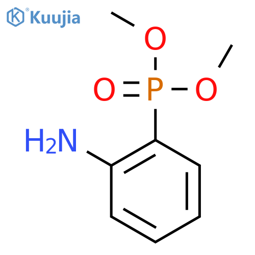 Phosphonic acid, (aminophenyl)-, dimethyl ester structure