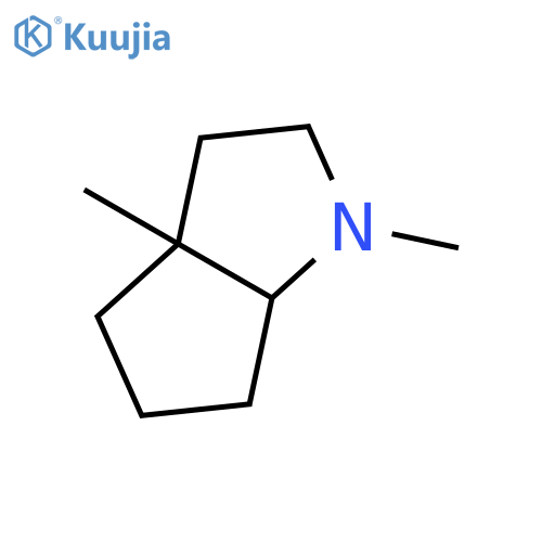 Cyclopenta[b]pyrrole, octahydro-1,3a-dimethyl- structure