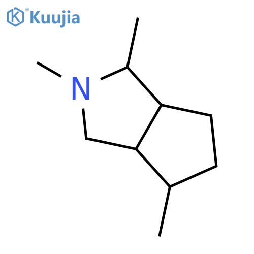 Cyclopenta[c]pyrrole, octahydro-1,2,4-trimethyl- structure