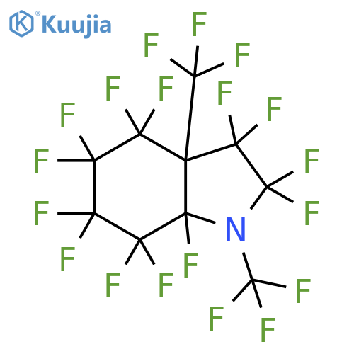 1H-Indole,2,2,3,3,4,4,5,5,6,6,7,7,7a-tridecafluorooctahydro-1,3a-bis(trifluoromethyl)- structure
