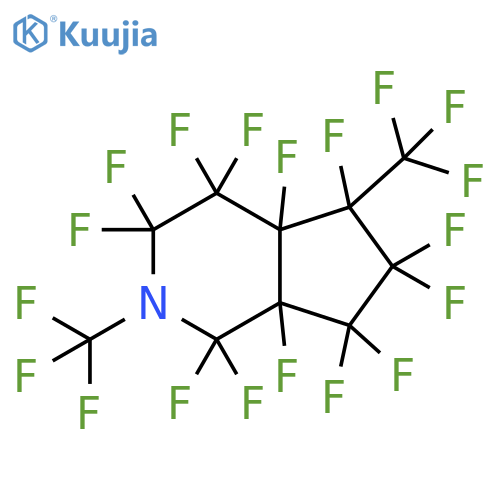 1H-Cyclopenta[c]pyridine, 1,1,3,3,4,4,4a,5,6,6,7,7,7a-tridecafluorooctahydro-2,5-bis(trifluoromethyl)- structure