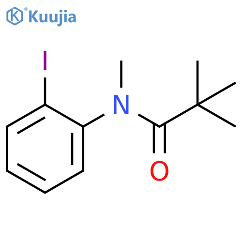 Propanamide, N-(2-iodophenyl)-N,2,2-trimethyl- structure