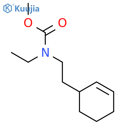 Carbamic acid, [2-(2-cyclohexen-1-yl)ethyl]ethyl-, methyl ester structure
