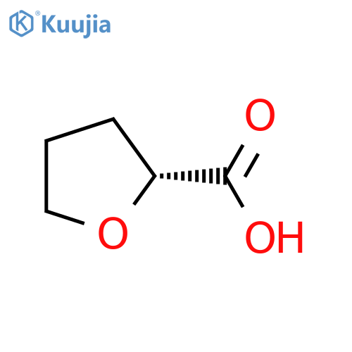 (2R)-oxolane-2-carboxylic acid structure
