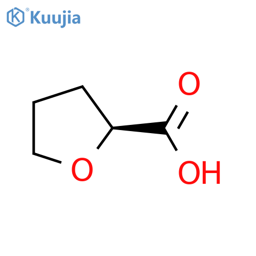 (2S)-oxolane-2-carboxylic acid structure