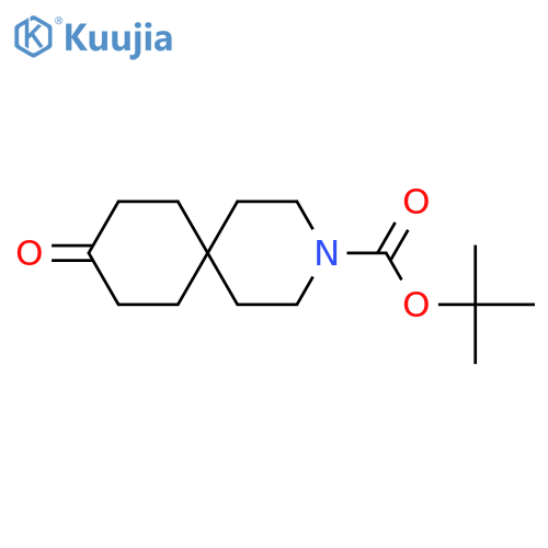 Tert-butyl 9-oxo-3-azaspiro[5.5]undecane-3-carboxylate structure