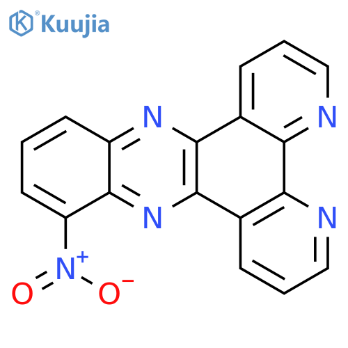 DIPYRIDO[3,2-A:2',3'-C]PHENAZINE, 10-NITRO- structure
