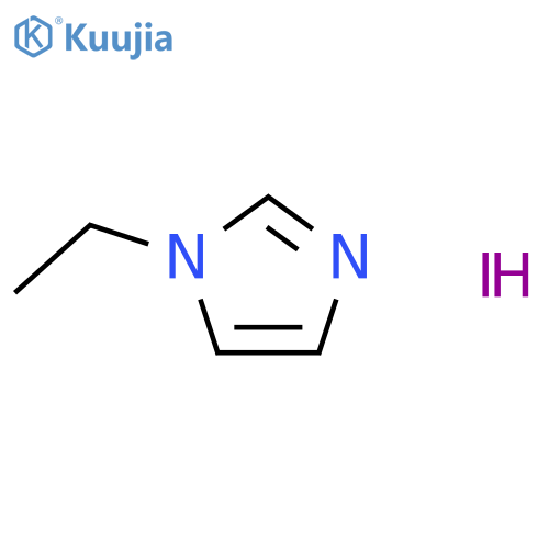 1H-IMIDAZOLE, 1-ETHYL-, COMPD. WITH IODINE (1:1) structure