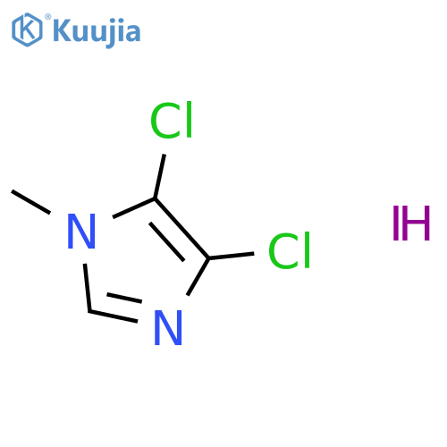 1H-IMIDAZOLE, 4,5-DICHLORO-1-METHYL-, COMPD. WITH IODINE (1:1) structure