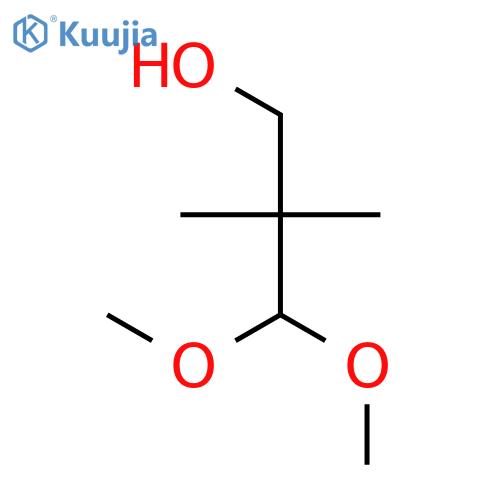 3,3-dimethoxy-2,2-dimethylpropan-1-ol structure