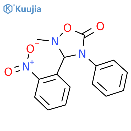 1,2,4-Oxadiazolidin-5-one, 2-methyl-3-(2-nitrophenyl)-4-phenyl- structure