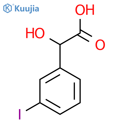 m-Iodomandelic acid structure