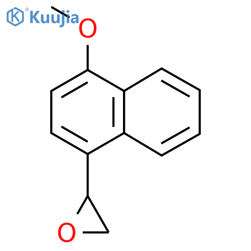 2-(4-methoxynaphthalen-1-yl)oxirane structure