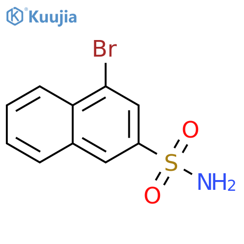 2-Naphthalenesulfonamide, 4-bromo- structure