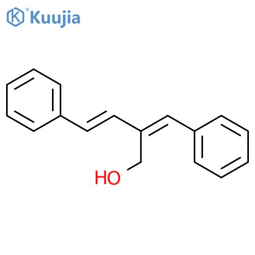 3-Buten-1-ol, 4-phenyl-2-(phenylmethylene)-, (2E,3E)- structure
