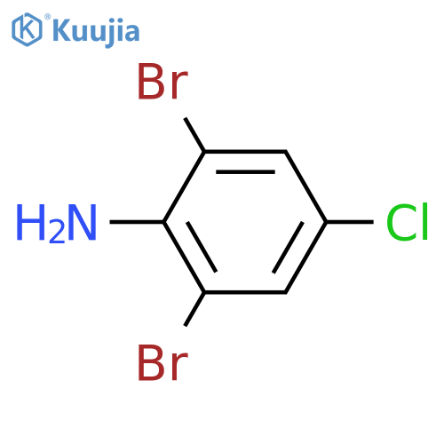 2,6-Dibromo-4-chloroaniline structure