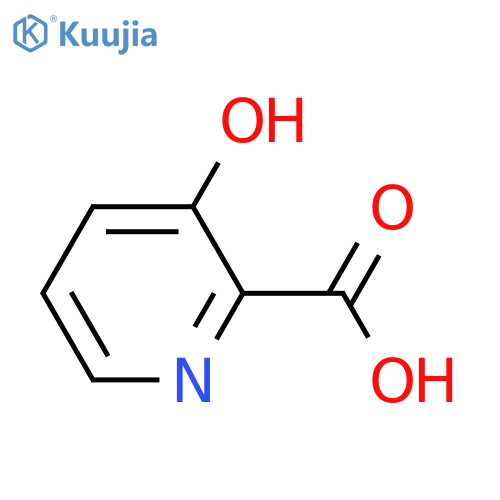 3-hydroxypyridine-2-carboxylic acid structure