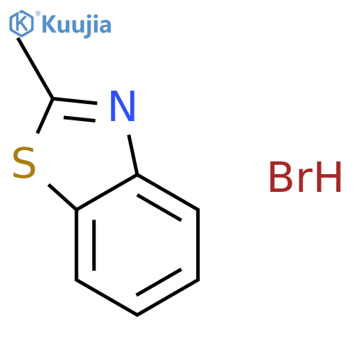 Benzothiazole,2-methyl-, hydrobromide (1:1) structure