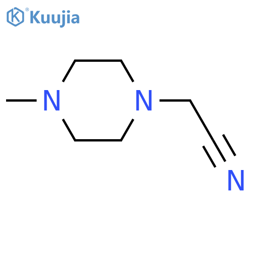 2-(4-Methylpiperazin-1-yl)acetonitrile structure
