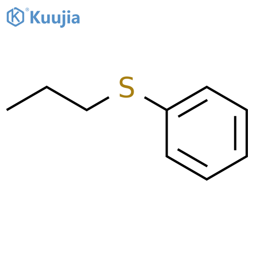 Benzene, (propylthio)- structure