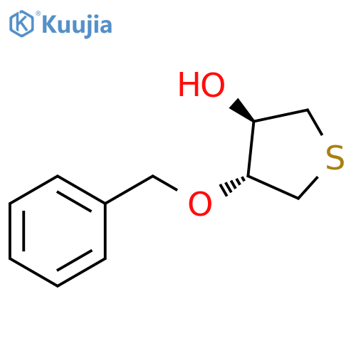 3-Thiopheneol, tetrahydro-4-(phenylmethoxy)-, (3R,4R)- structure