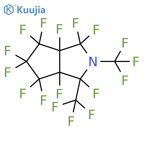 Cyclopenta[c]pyrrole,1,1,3,3a,4,4,5,5,6,6,6a-undecafluorooctahydro-2,3-bis(trifluoromethyl)- structure