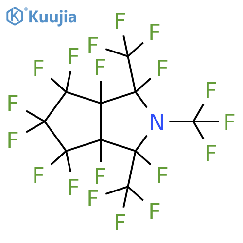 Cyclopenta[c]pyrrole,1,3,3a,4,4,5,5,6,6,6a-decafluorooctahydro-1,2,3-tris(trifluoromethyl)- structure
