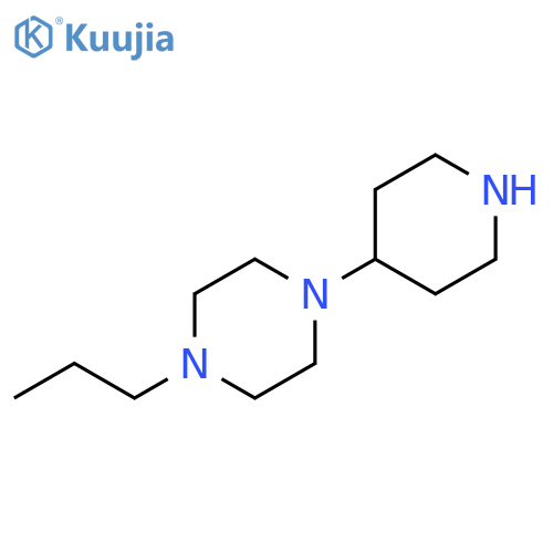1-(piperidin-4-yl)-4-propylpiperazine structure