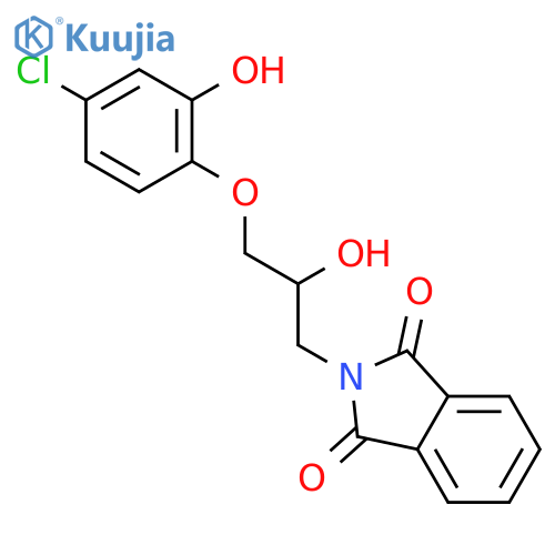 1H-Isoindole-1,3(2H)-dione,2-[(2S)-3-(4-chloro-2-hydroxyphenoxy)-2-hydroxypropyl]- structure
