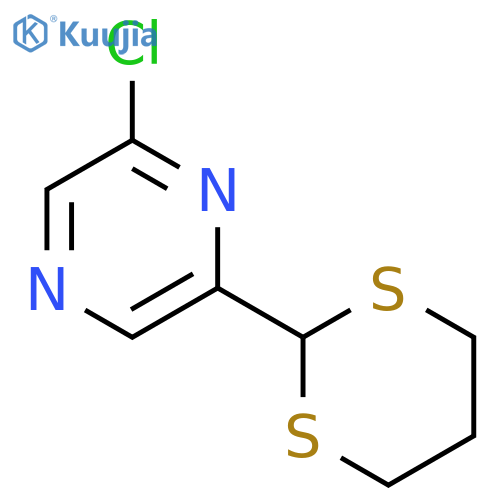 2-Chloro-6-(1,3-dithian-2-yl)pyrazine structure