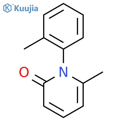2(1H)-Pyridinone, 6-methyl-1-(2-methylphenyl)- structure