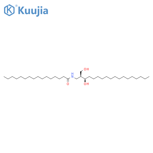 Hexadecanamide, N-[(2S,3R)-3-hydroxy-2-(hydroxymethyl)octadecyl]- structure