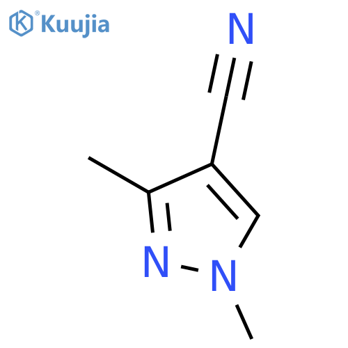 1,3-Dimethyl-1H-pyrazole-4-carbonitrile structure