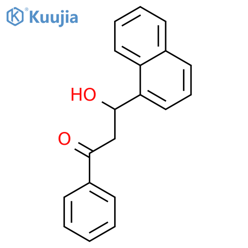 1-Propanone, 3-hydroxy-3-(1-naphthalenyl)-1-phenyl-, (3R)- structure