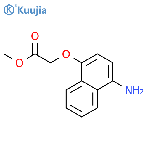 Methyl 2-(4-Aminonaphthalen-1-yl)oxyacetate structure