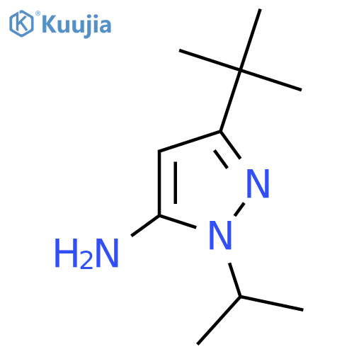 3-(tert-Butyl)-1-isopropyl-1H-pyrazol-5-amine structure