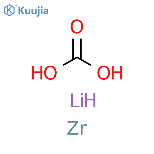 Carbonic acid, lithium zirconium salt structure