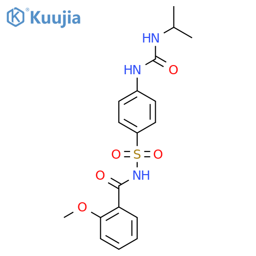 Benzamide,2-methoxy-N-[[4-[[[(1-methylethyl)amino]carbonyl]amino]phenyl]sulfonyl]- structure