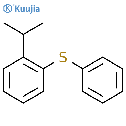 Benzene, 1-(1-methylethyl)-2-(phenylthio)- structure