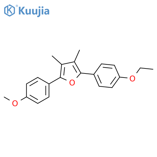 Furan, 2-(4-ethoxyphenyl)-5-(4-methoxyphenyl)-3,4-dimethyl- structure