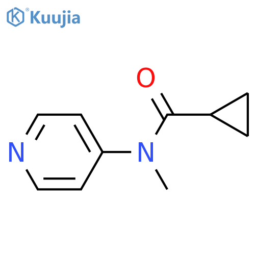 Cyclopropanecarboxamide, N-methyl-N-4-pyridinyl- structure