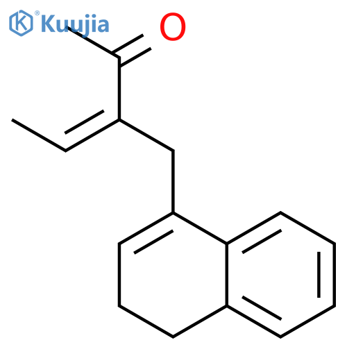 3-Penten-2-one, 3-[(3,4-dihydro-1-naphthalenyl)methyl]-, (3E)- structure