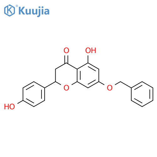 2,3-Dihydro-5-hydroxy-2-(4-hydroxyphenyl)-7-(phenylmethoxy)-4H-1-benzopyran-4-one structure