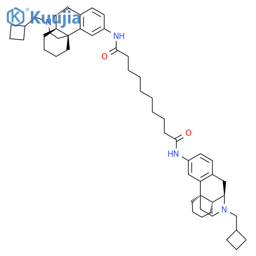 DECANEDIAMIDE, N,N'-BIS[17-(CYCLOBUTYLMETHYL)MORPHINAN-3-YL]- structure