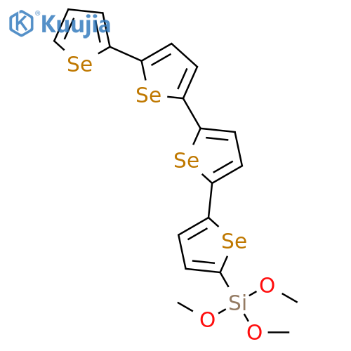SILANE, TRIMETHOXY[2,2':5',2'':5'',2'''-QUATERSELENOPHEN]-5-YL- structure