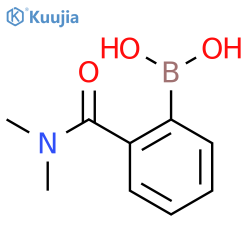2-(N,N-Dimethylaminocarbonyl)phenylboronic acid structure