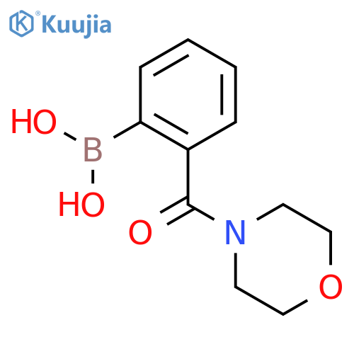 (2-(Morpholine-4-carbonyl)phenyl)boronic acid structure